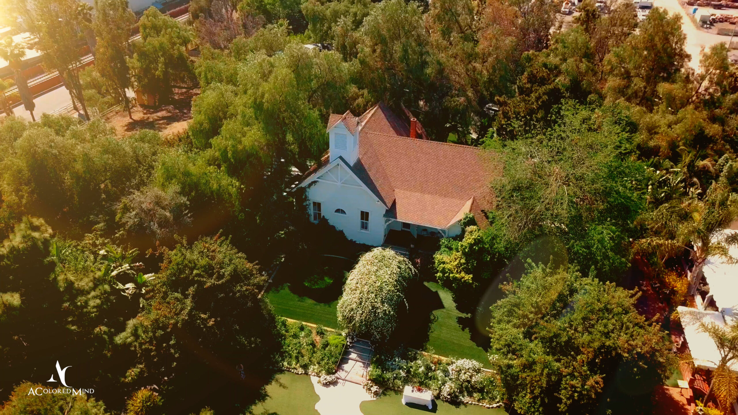 Green Gables Wedding Estate Drone Shot!