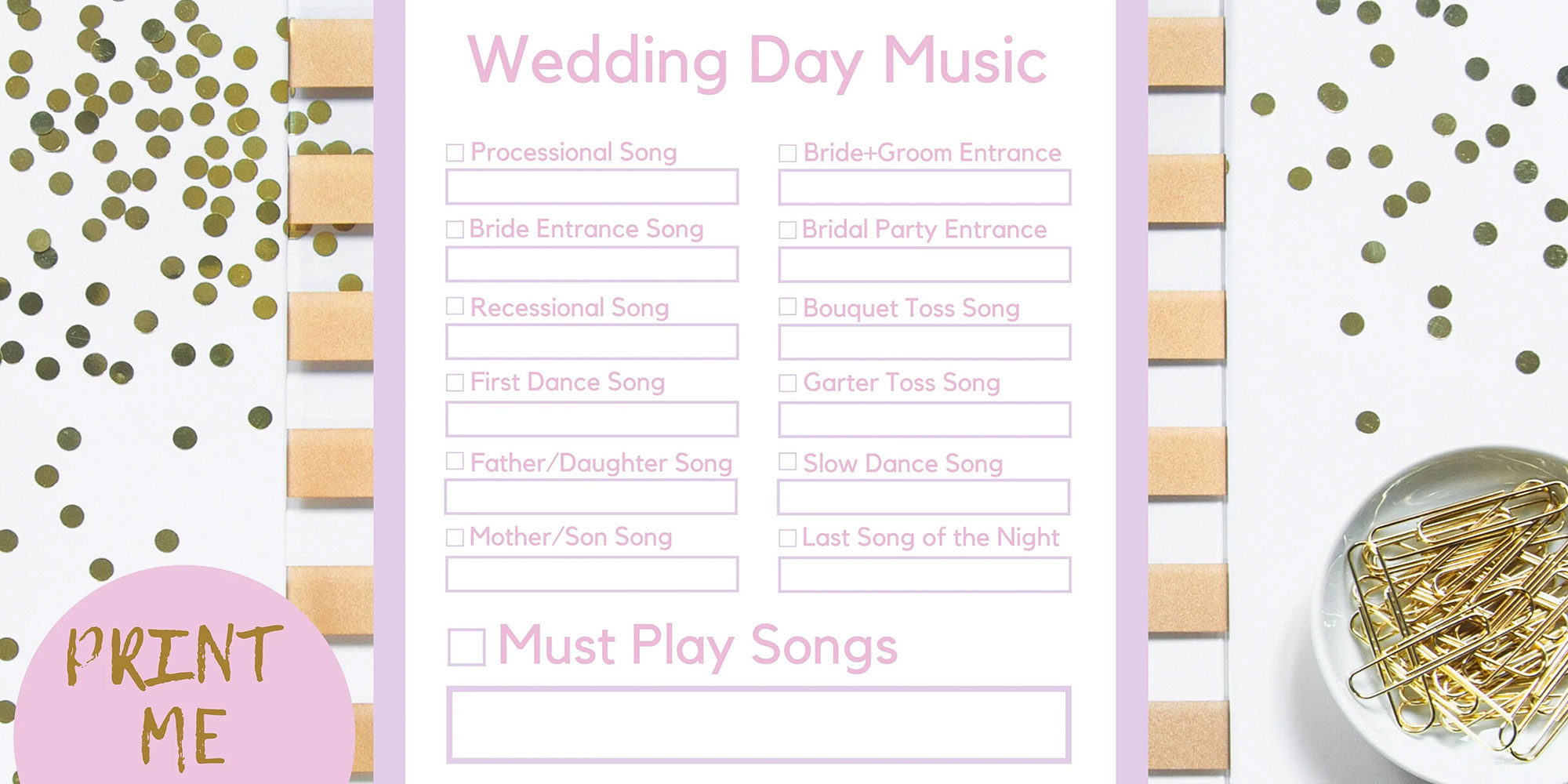 playlist for weddings.